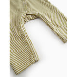 MarMar Newborn Modal Fine Rib Olive Stripe Rikke Onesie