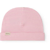 MarMar Newborn Modal Fine Rib Pink Stripe Aiko Hat