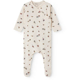 MarMar Newborn Modal Smooth Print Trains Rubello Onesie