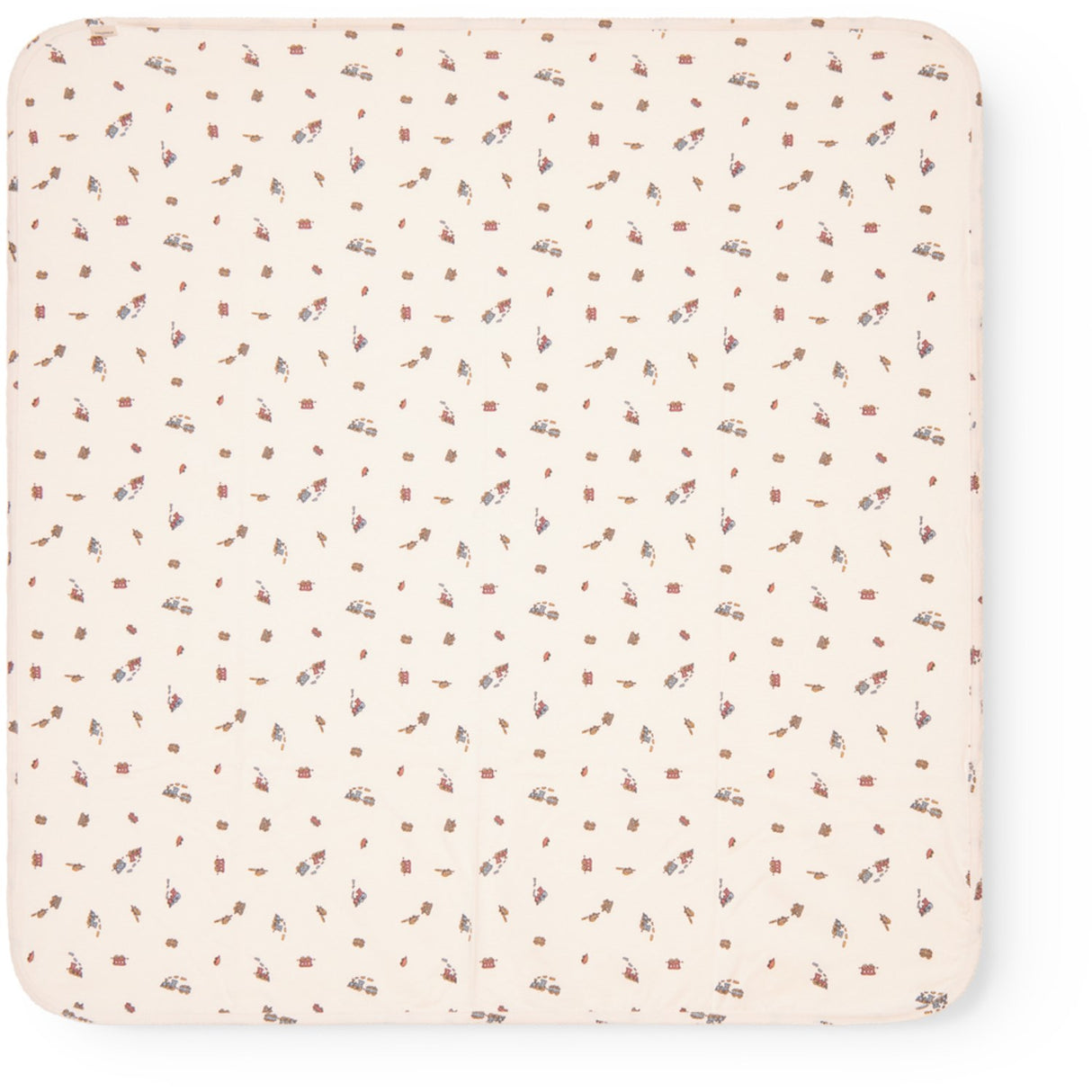 MarMar Newborn Modal Smooth Print Trains Alida Blanket