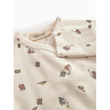 MarMar Newborn Modal Smooth Print Trains Rubello Onesie