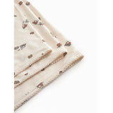 MarMar Newborn Modal Smooth Print Trains Alida Blanket