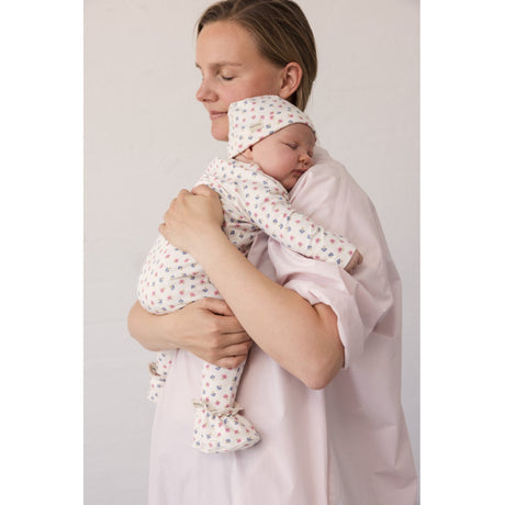 MarMar Newborn Modal Smooth Print Mini Flower Aiko Hat