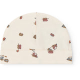 MarMar Newborn Modal Smooth Print Trains Aiko Hat