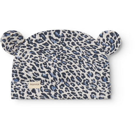 MarMar Newborn Leopard Blue Leo Leo Aiko Ear Hat