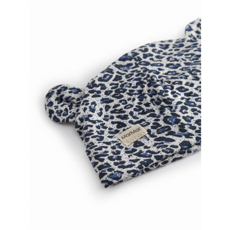 MarMar Newborn Leopard Blue Leo Leo Aiko Ear Hat