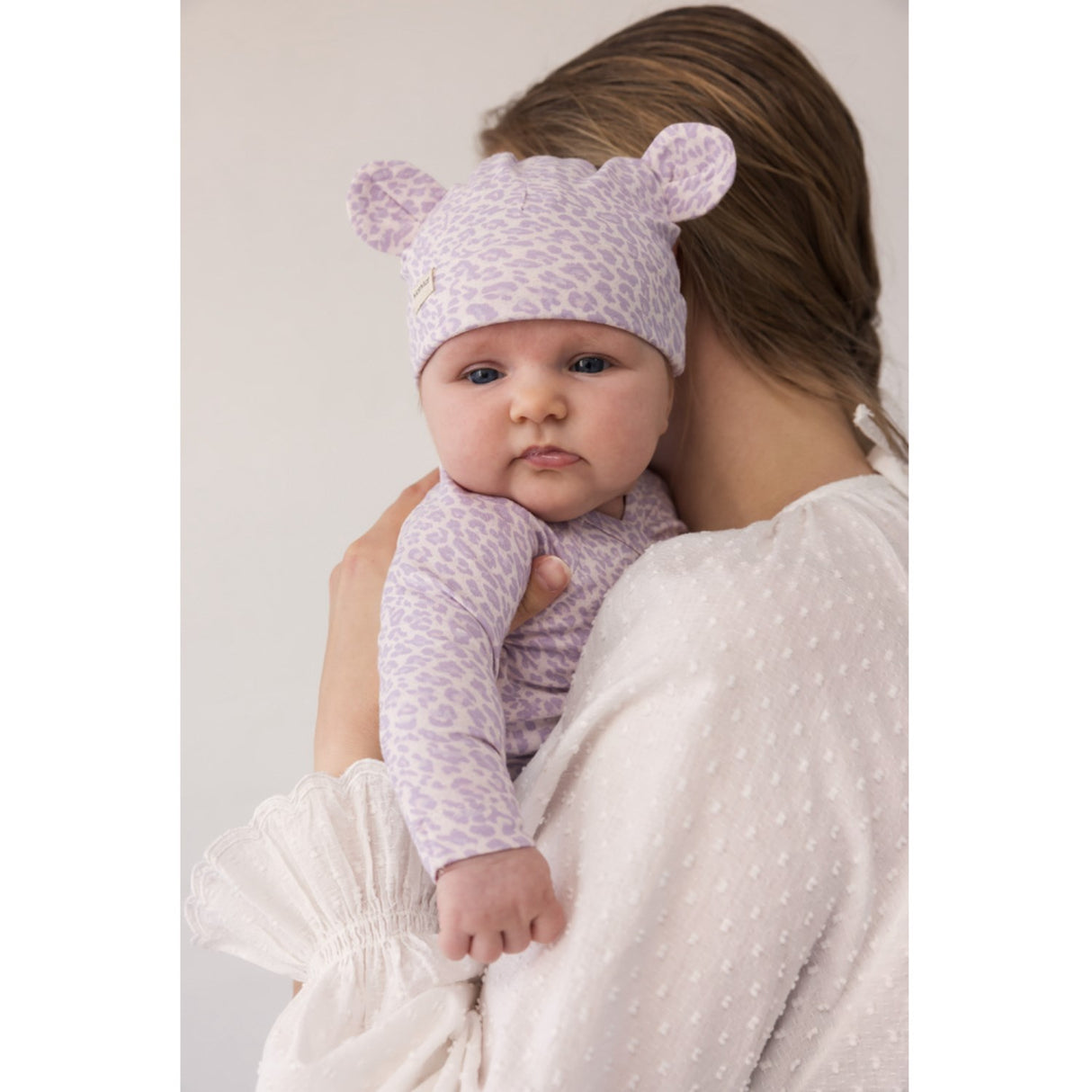 MarMar Newborn Leopard Lilac Leo Leo Aiko Ear Hat