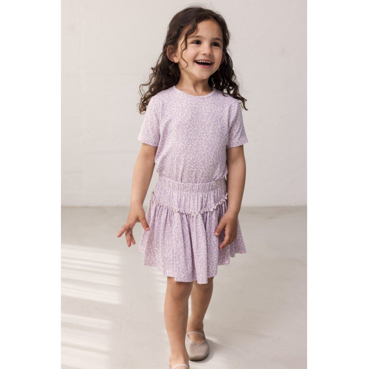 MarMar Leopard Lilac Leo Leo Sylvia Skirt