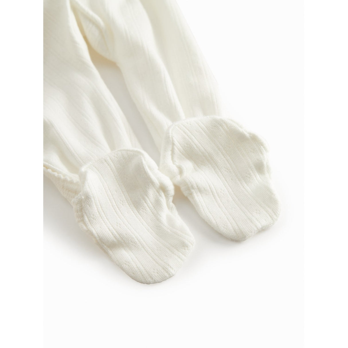 MarMar Newborn Modal Pointelle Gentle White Rubetta Onesie