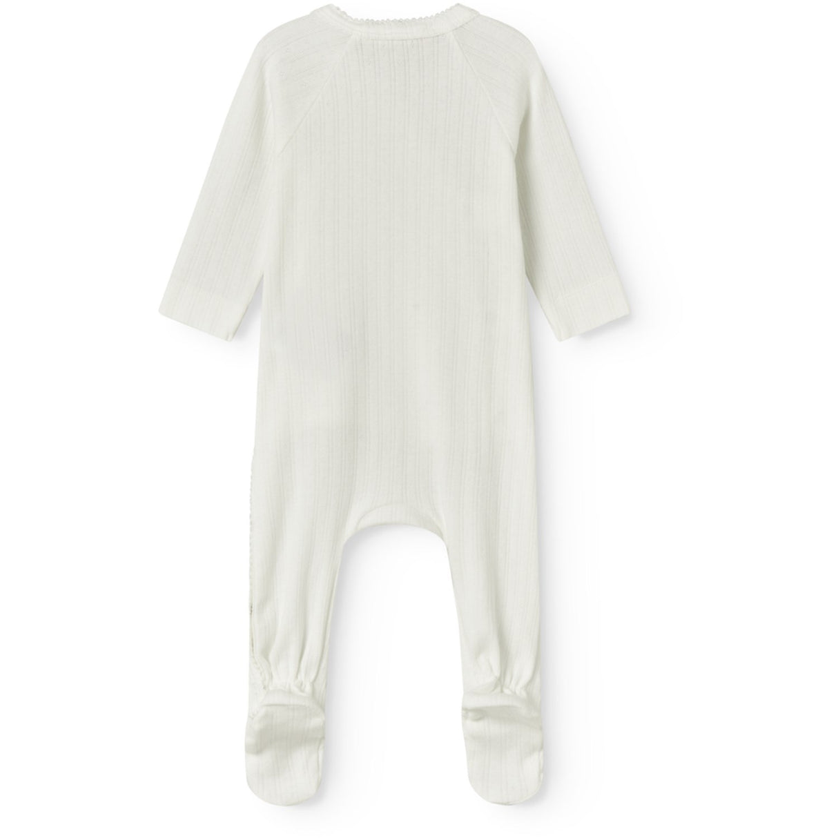 MarMar Newborn Modal Pointelle Gentle White Rubetta Onesie