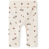 MarMar Newborn Modal Smooth Print Trains Piva Pants
