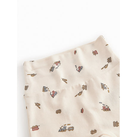 MarMar Newborn Modal Smooth Print Trains Piva Pants