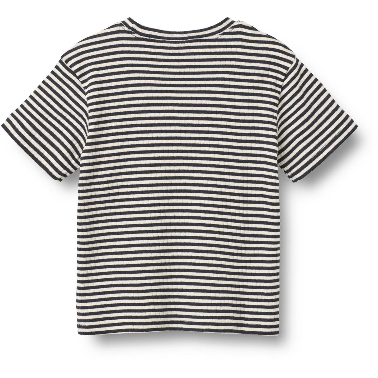 Wheat Navy Rib Stripe Set T-shirt S/S & Shorts Fabian