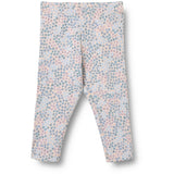Wheat Powder Blue Flowers Jersey Leggings Jules