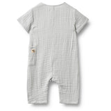 Wheat Light Blue Romper Alex