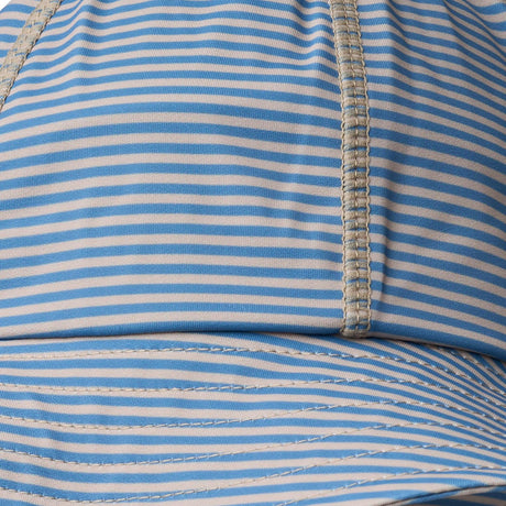 Wheat Blue Swim Stripe UV Sun Hat Bora