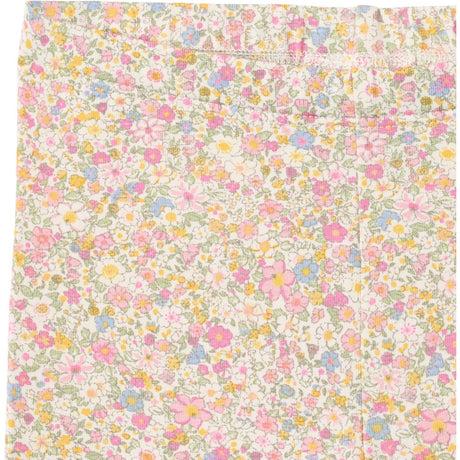 Wheat Blush Flower Meadow Bike Shorts Anne