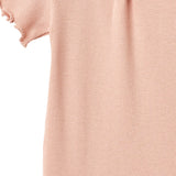 Wheat Rose Cloud Rib Body S/S Edna