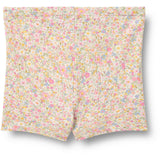 Wheat Blush Flower Meadow Bike Shorts Anne