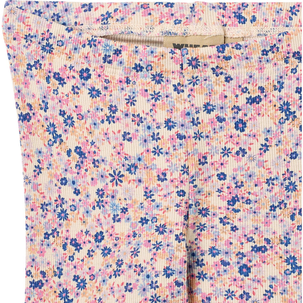 Wheat Pink Blue Flowers Jersey Leggings Jules