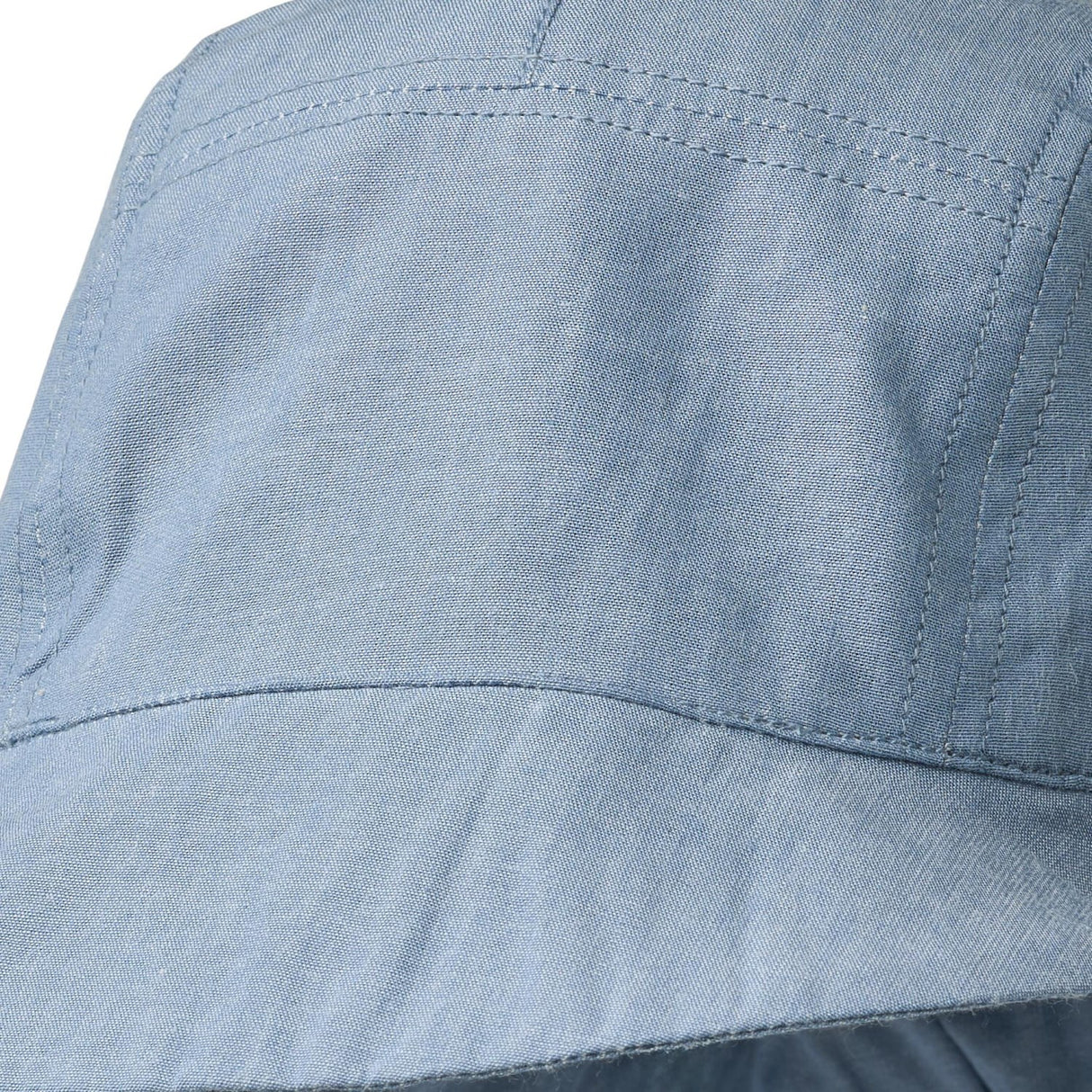 Wheat Blue Chambrey Sun Hat Woven Tonga