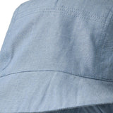 Wheat Blue Chambrey Sun Hat Woven Tonga