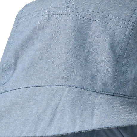 Wheat Blue Chambrey Sun Hat Woven Tonga