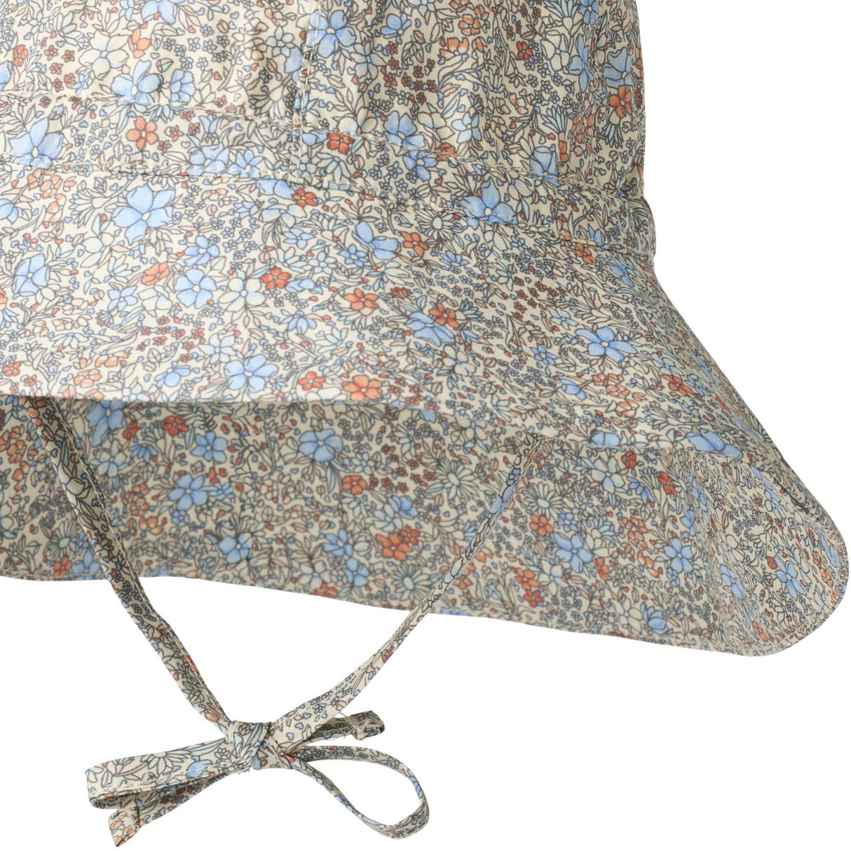 Wheat Air Blue Flowers Sunhat Chloe