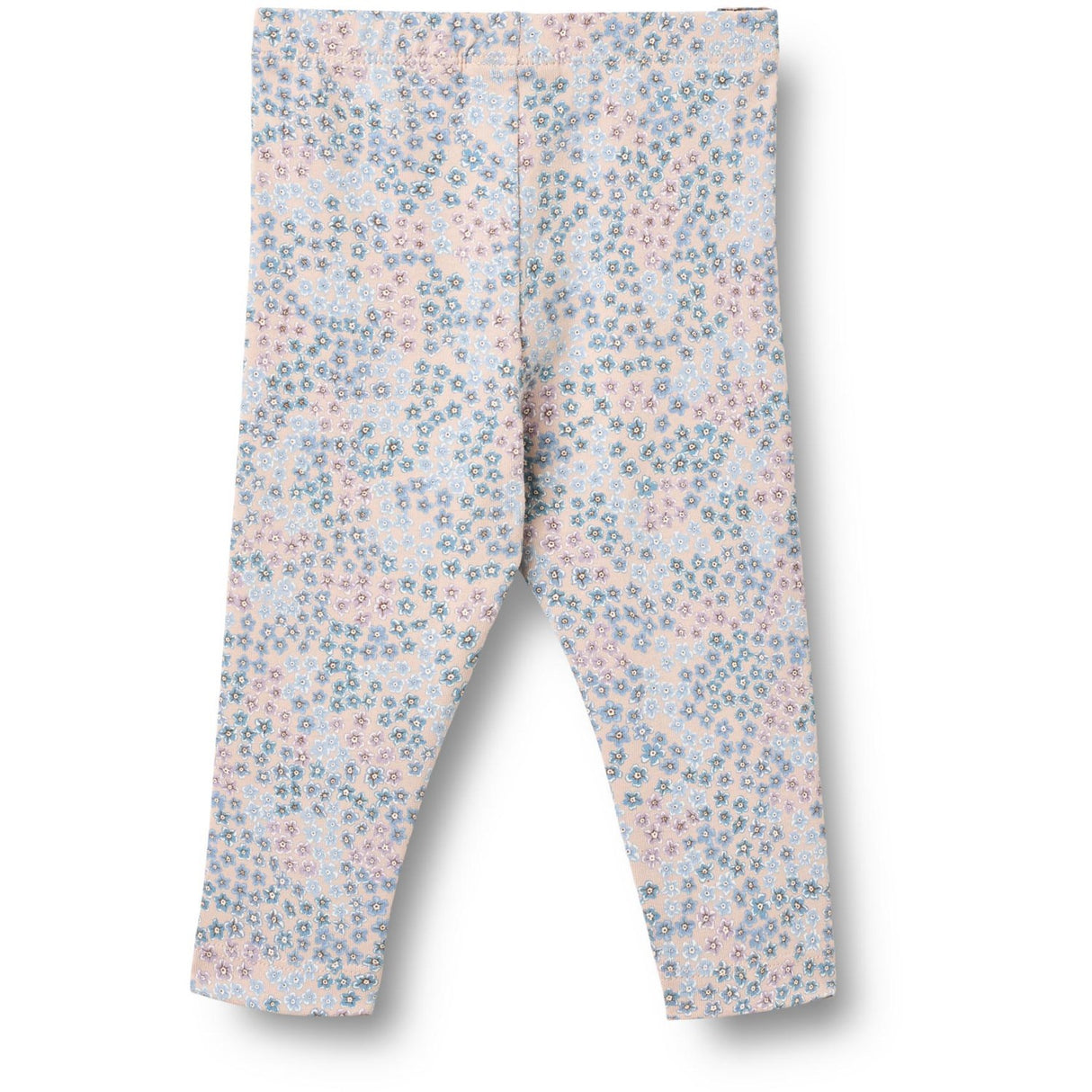 Wheat Powder Blue Flowers Jersey Leggings Jules