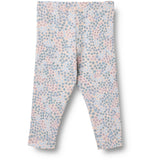 Wheat Powder Blue Flowers Jersey Leggings Jules