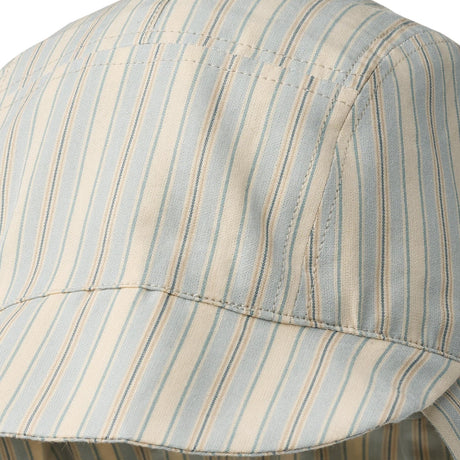 Wheat Blue Ocean Stripe Sun Hat Woven Tonga