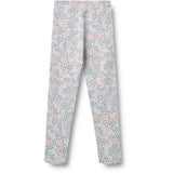 Wheat Powder Blue Flowers Jersey Leggings Jules
