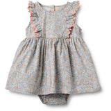 Wheat Air Blue Flowers Body Dress Sofia