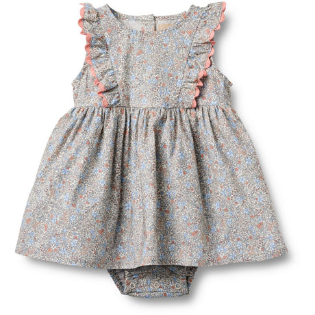 Wheat Air Blue Flowers Body Dress Sofia