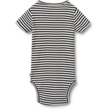 Wheat Navy Rib Stripe Body S/S Edvald