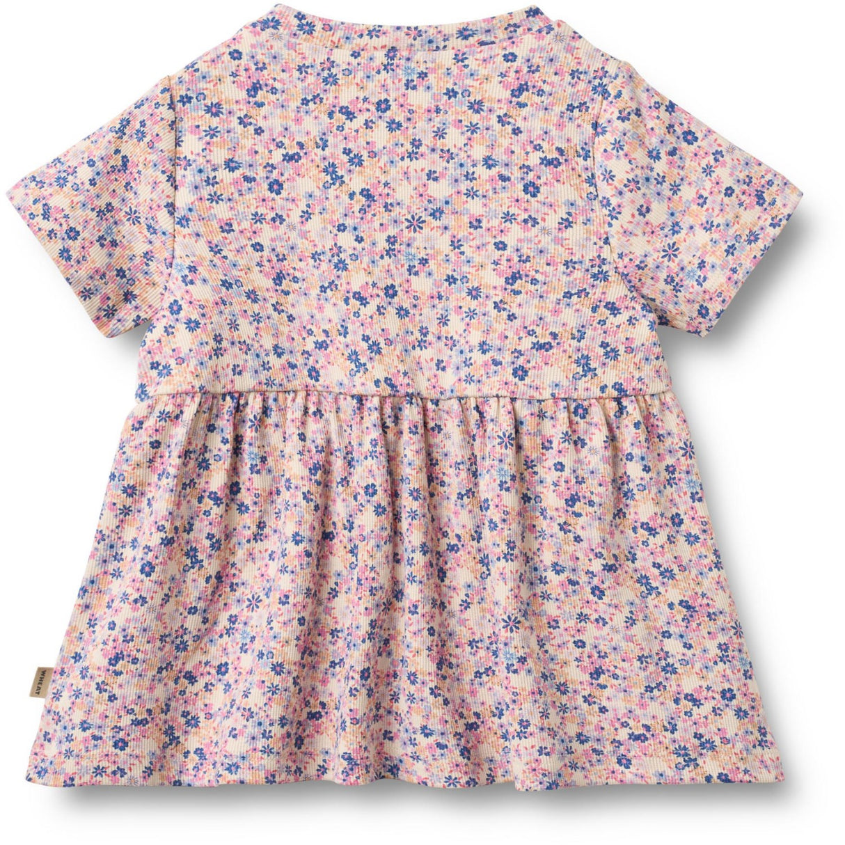 Wheat Pink Blue Flowers Jersey Dress Anna