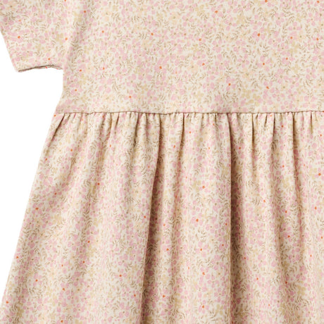 Wheat Coral Flowers Jersey Dress S/S Emilie