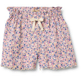 Wheat Pink Blue Flowers Shorts Ina