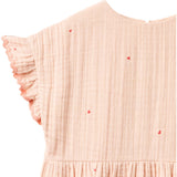 Wheat Powder Hearts Dress Lace Thit