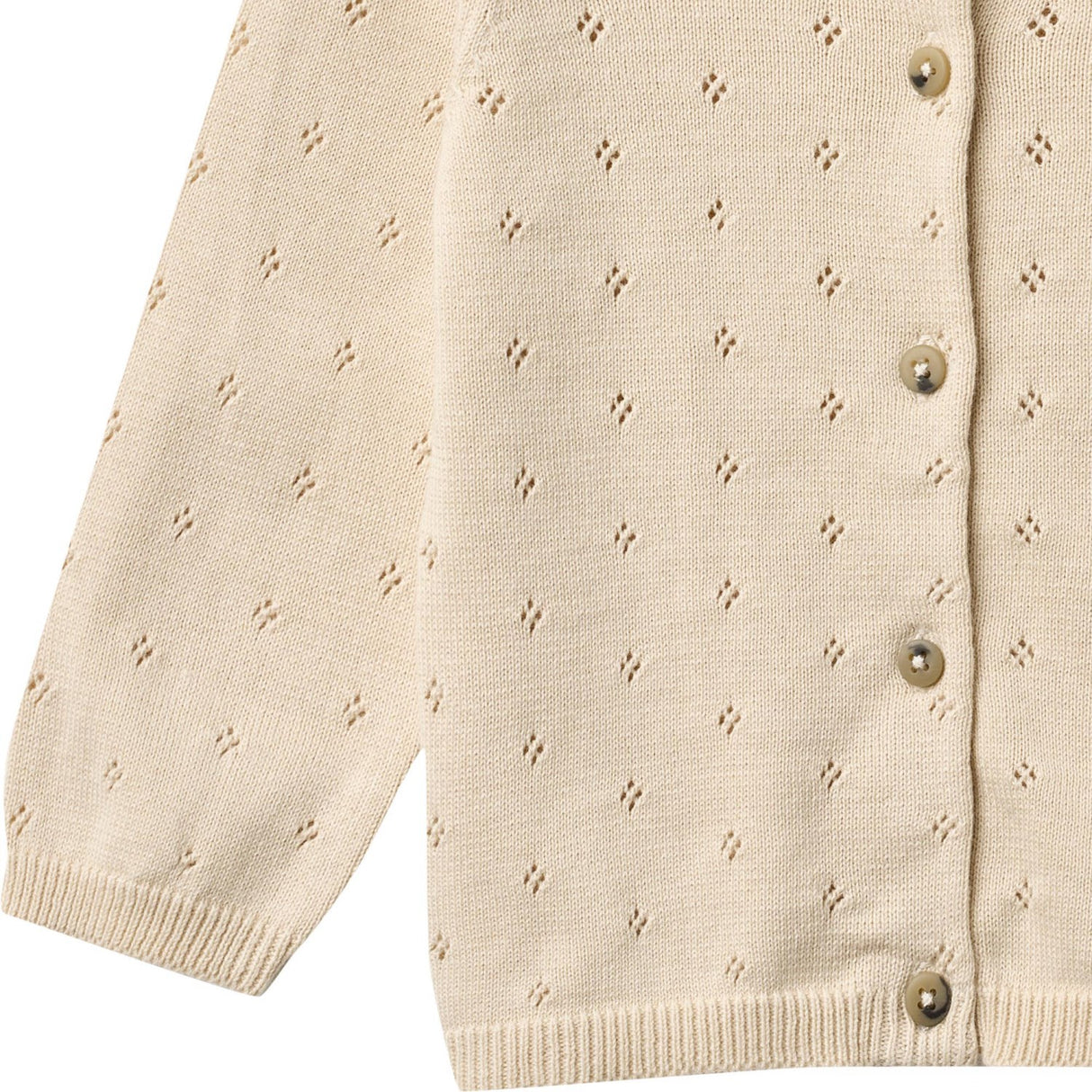 Wheat Sandshell Knit Cardigan Maia
