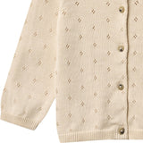 Wheat Sandshell Knit Cardigan Maia