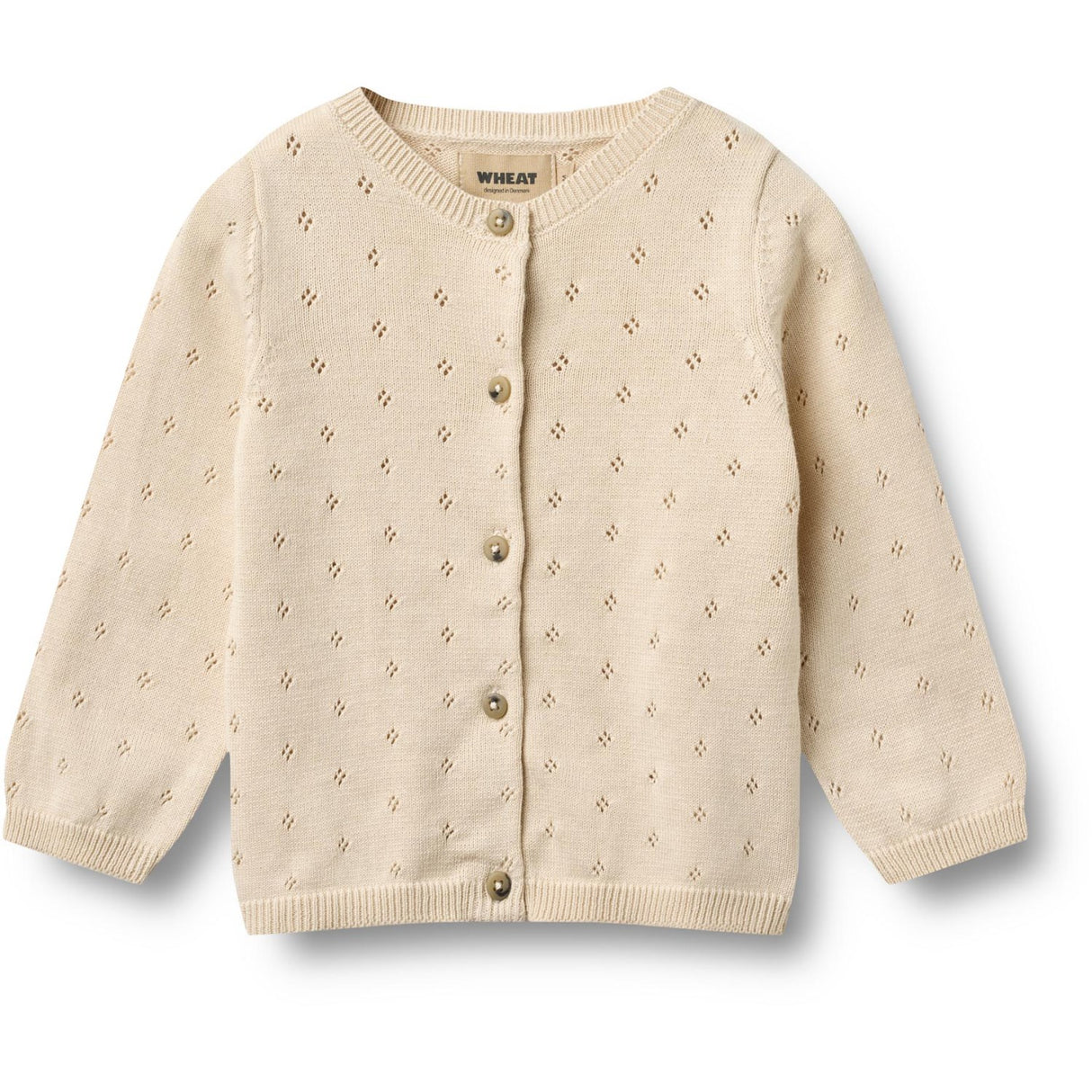 Wheat Sandshell Knit Cardigan Maia