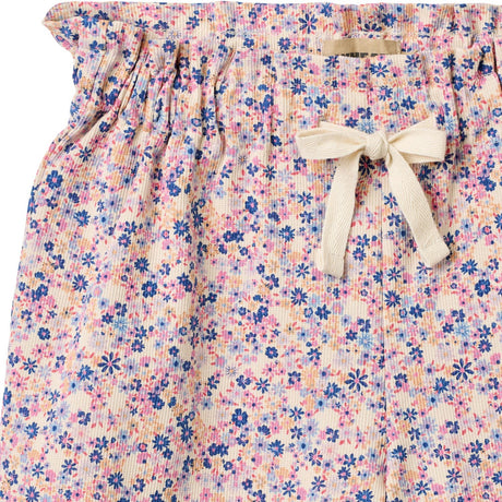 Wheat Pink Blue Flowers Shorts Ina