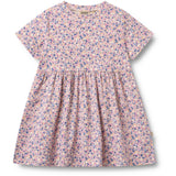 Wheat Pink Blue Flowers Jersey Dress Anna