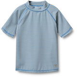 Wheat Blue Swim Stripe Swim T-shirt S/S Jackie