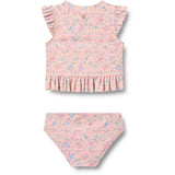 Wheat Pink Heart Flowers Swim Set 2-piece Alma
