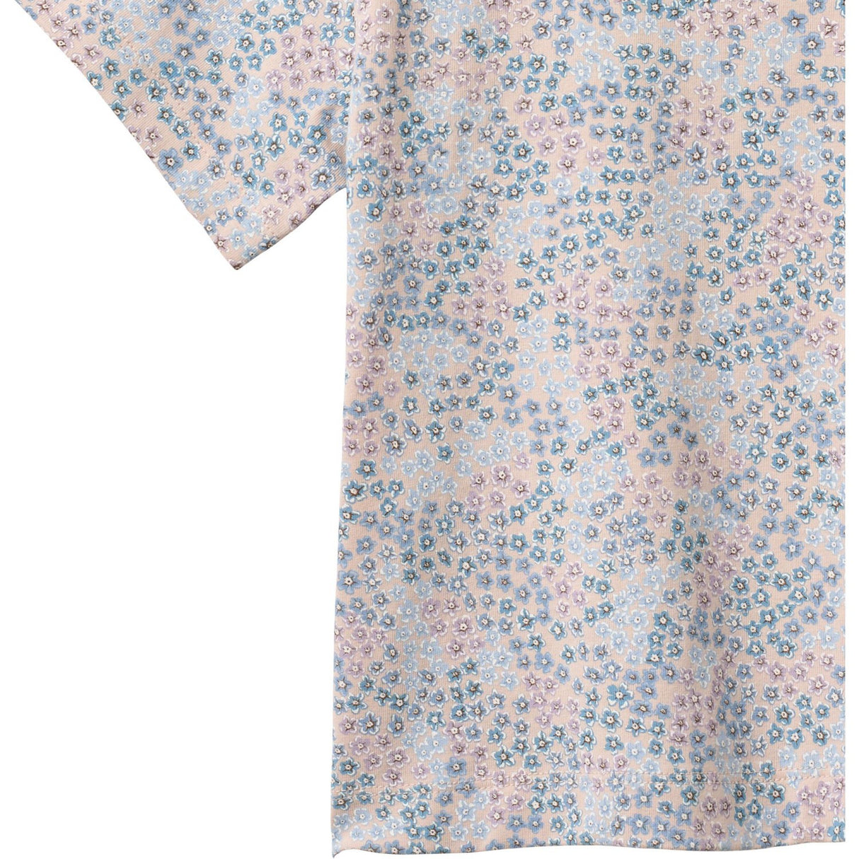 Wheat Powder Blue Flowers T-shirt S/S Ella