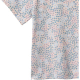Wheat Powder Blue Flowers T-shirt S/S Ella