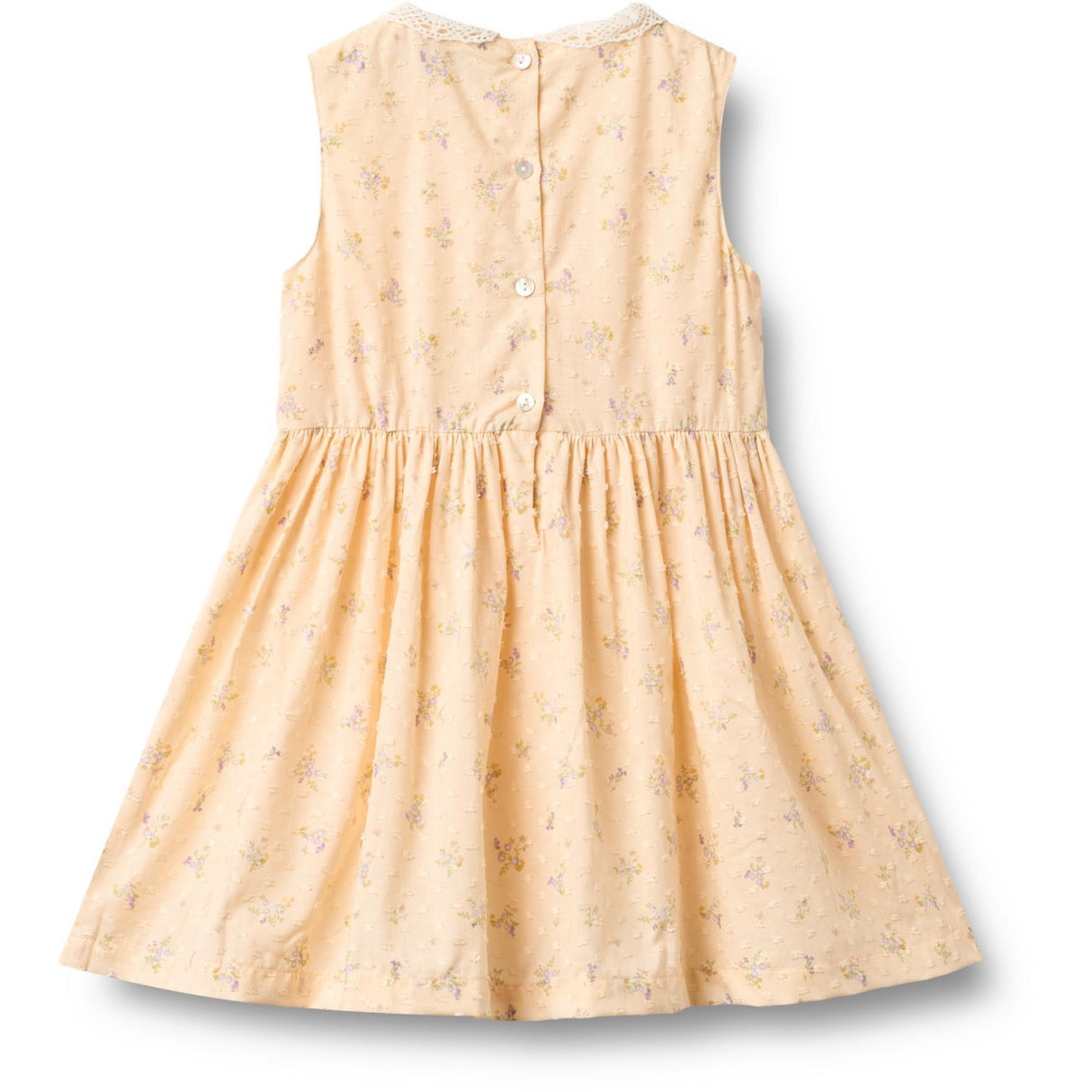 Wheat Barely Apricot Flowers Dress Elma