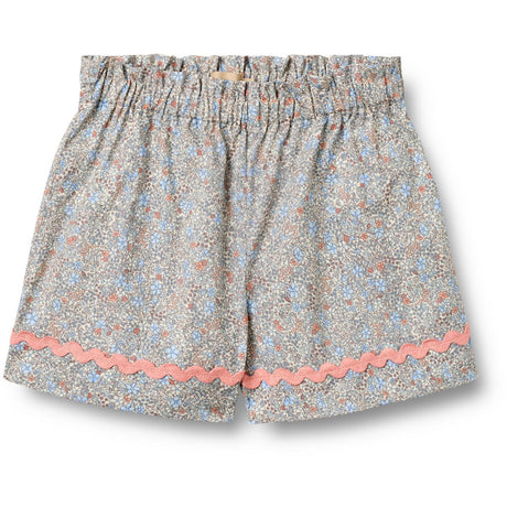 Wheat Air Blue Flowers Shorts Lace Silja